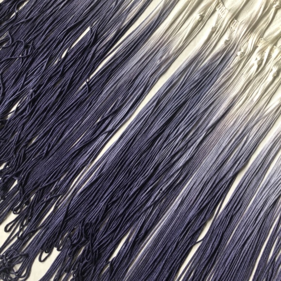 NWOT Sugar Lips Long Ombre Fringed top - Picture 6 of 17